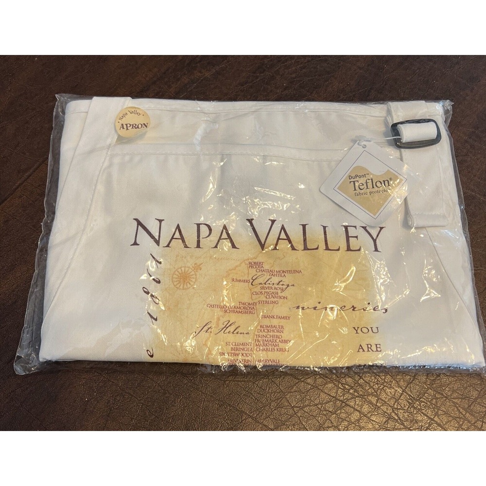 Napa Valley Apron Map Adult O/S Port Authority‎ New In Package